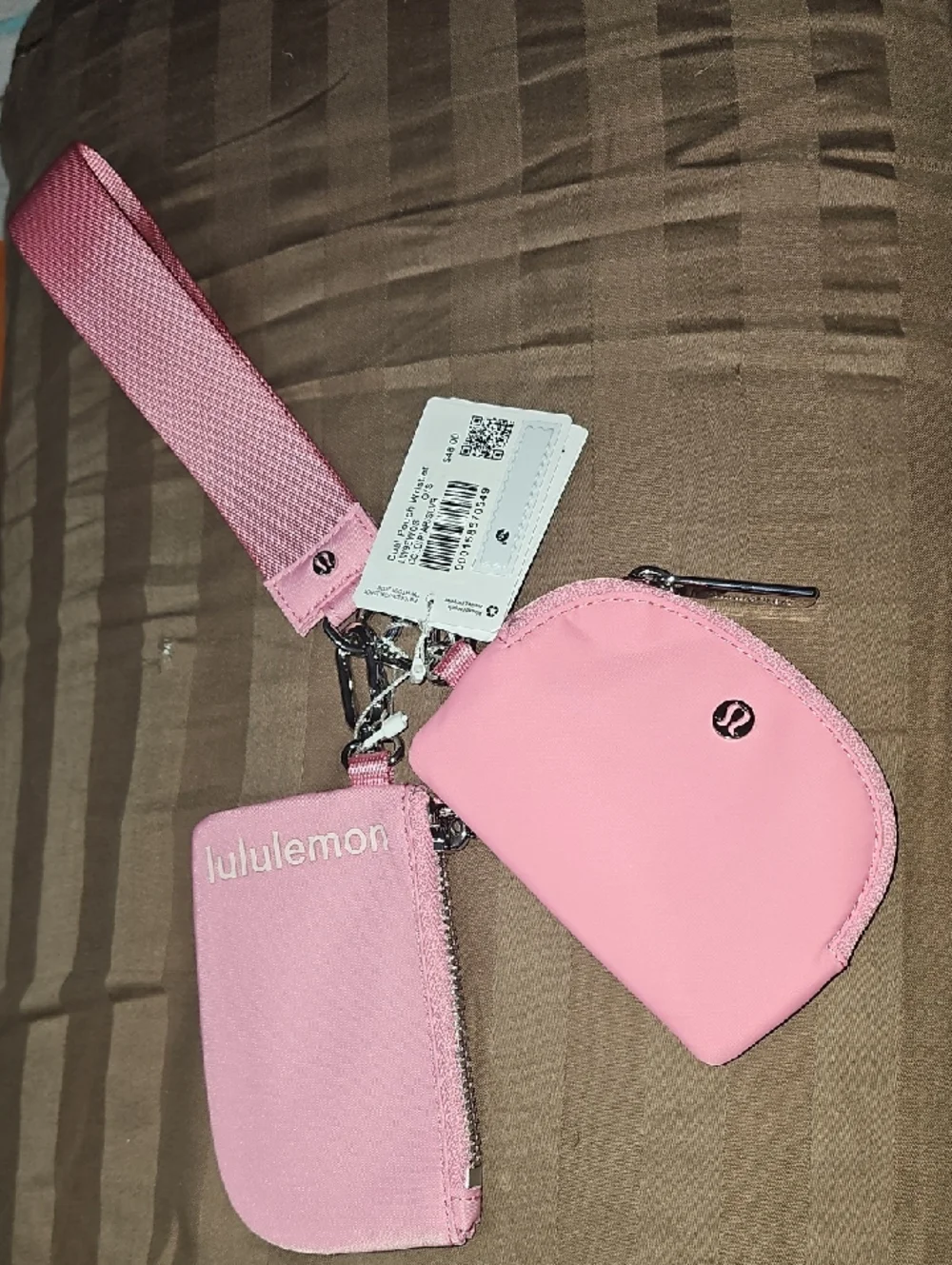 Lululemon Dual Pouch Wristlet!! Nwts, New Drop! CCLD/PIAR/SLVR!! Dont Miss Out!!